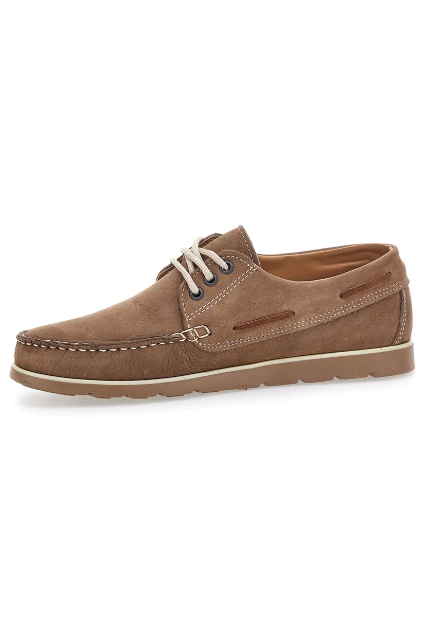 Scarpe Stringate Marroni In Vera Pelle Made in Italy Jerpoint 09