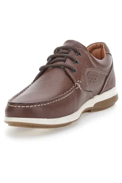 Scarpe Stringate Marroni In Vera Pelle Made in Italy Jerpoint 620