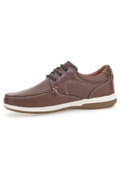 Scarpe Stringate Marroni In Vera Pelle Made in Italy Jerpoint 620