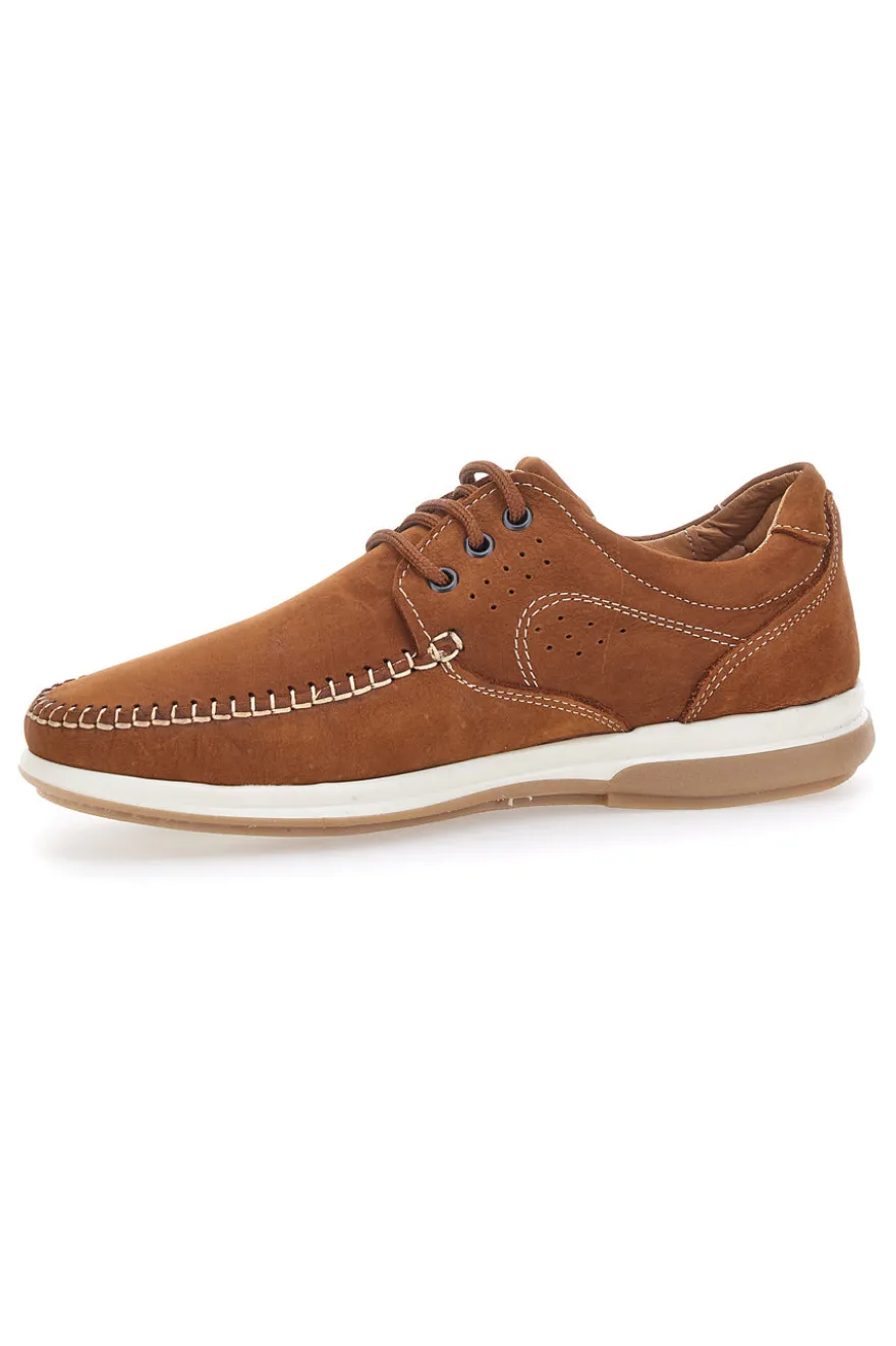Scarpe Stringate Marroni Made in Italy Max Dillan 310
