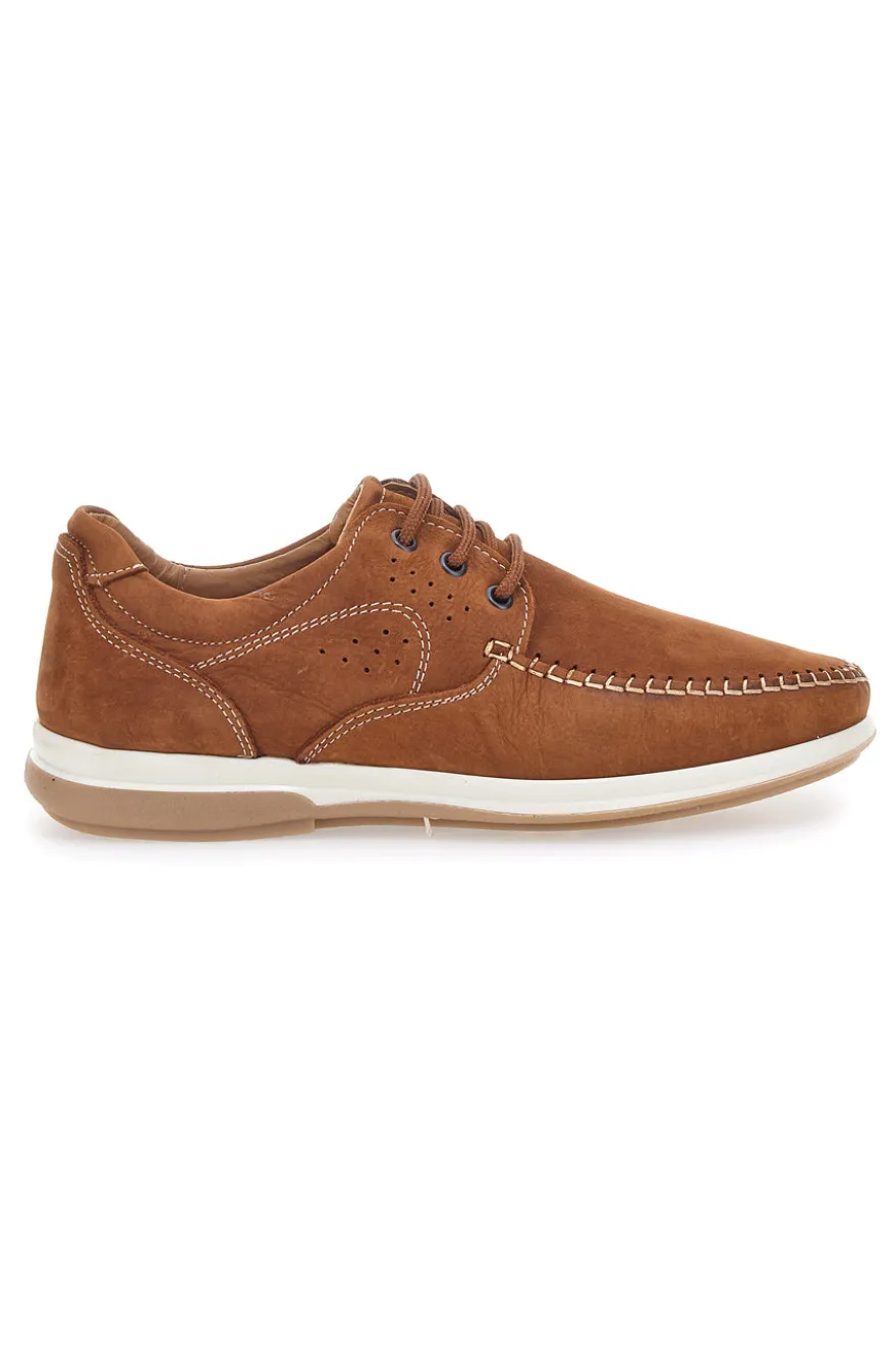 Scarpe Stringate Marroni Made in Italy Max Dillan 310