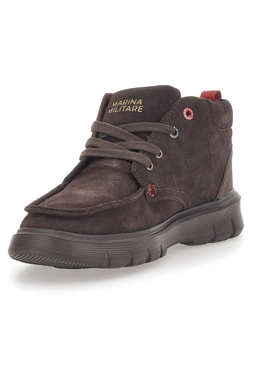 Scarpe Stringate Marroni Marina Militare 1719