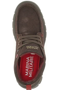 Scarpe Stringate Marroni Marina Militare 1719
