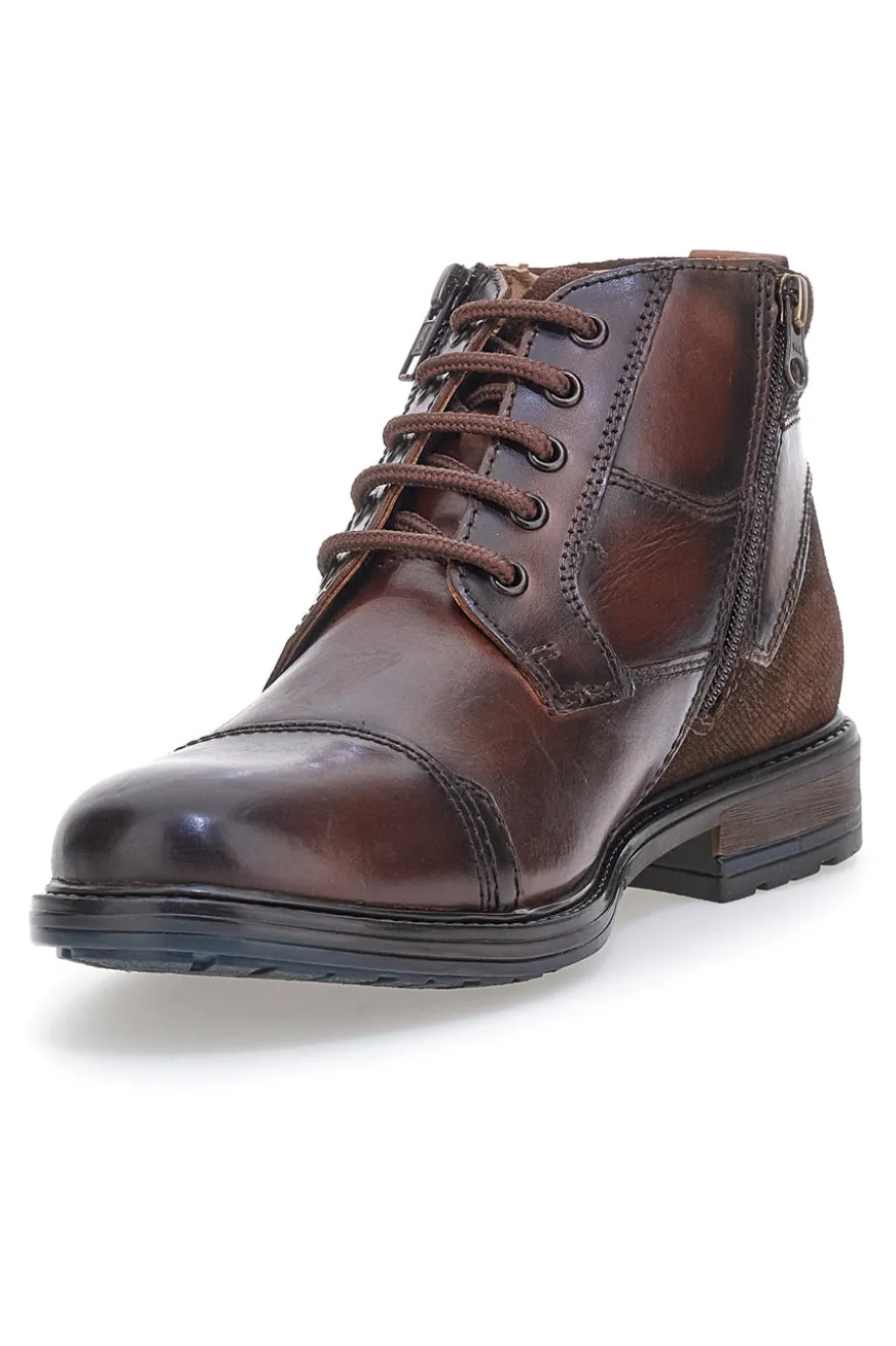 Scarpe Stringate Marroni In Pelle Altemberg 2353