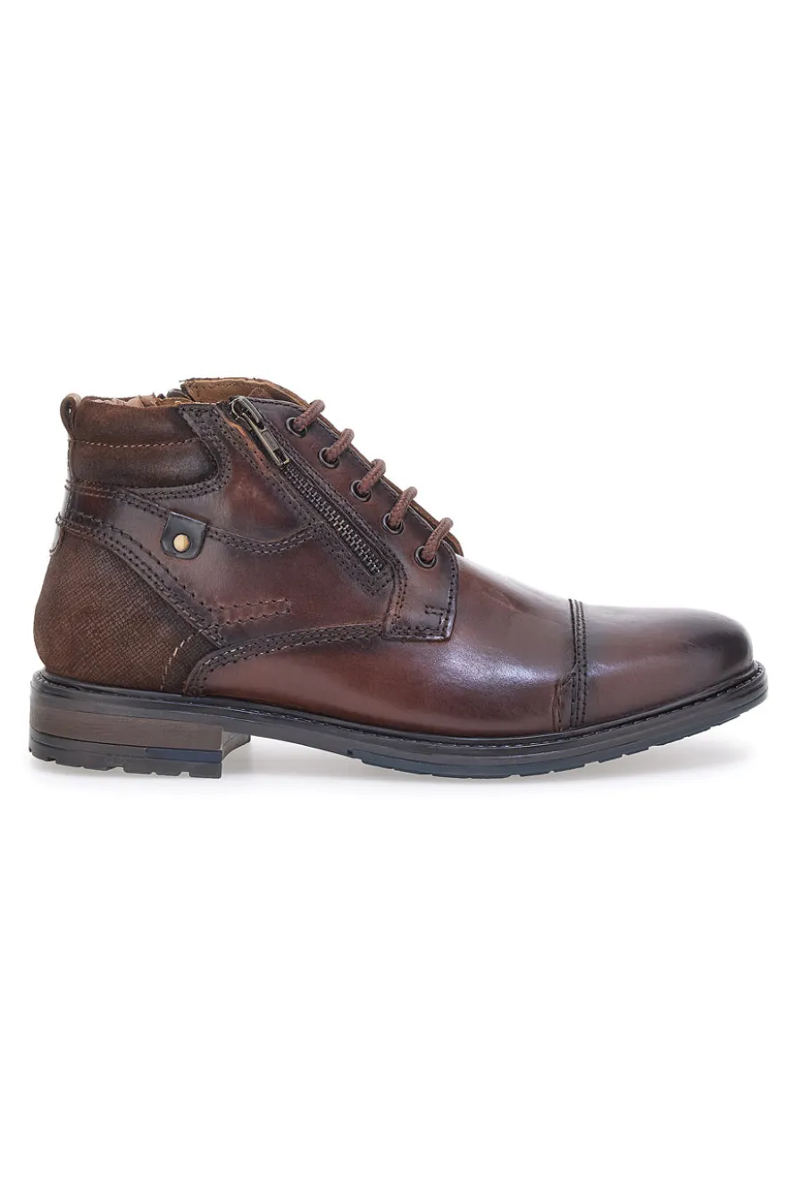 Scarpe Stringate Marroni In Pelle Altemberg 2353