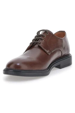 Scarpe Stringate Marroni In Pelle Pittarello 6851