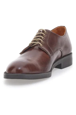 Scarpe Stringate Marroni Vera Pelle Longford 712