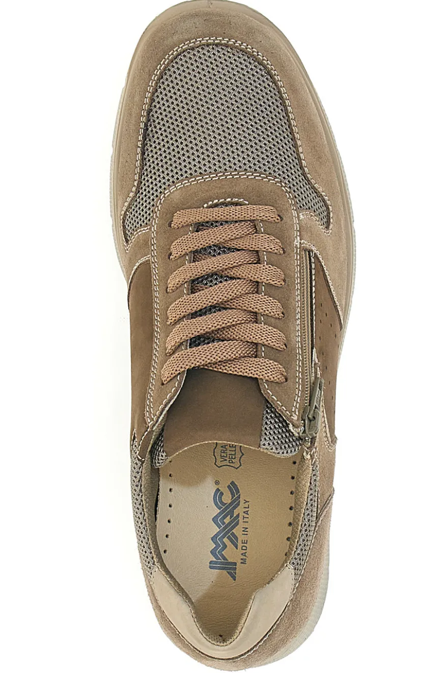 Scarpe Stringate Marroni in Vera Pelle Made In Italy Imac 751871763813