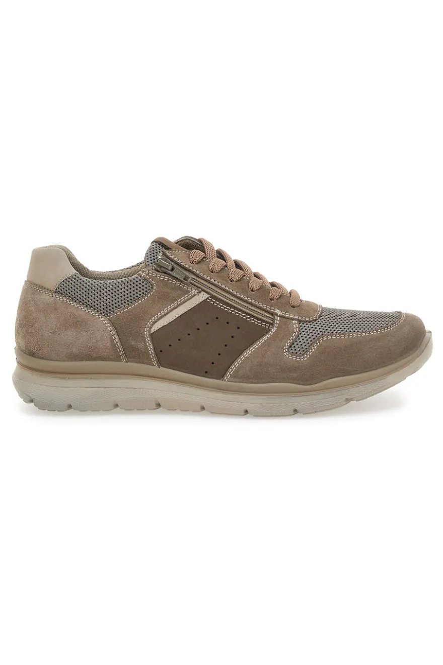 Scarpe Stringate Marroni in Vera Pelle Made In Italy Imac 751871763813