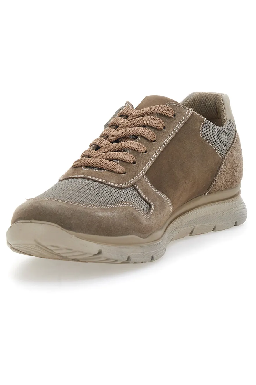 Scarpe Stringate Marroni in Vera Pelle Made In Italy Imac 751871763813