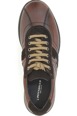 Scarpe Stringate Marroni Vera Pelle Pittarello 4736