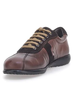 Scarpe Stringate Marroni Vera Pelle Pittarello 4736