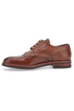 Scarpe Stringate Marroni In Vera Pelle Made in Italy Pittarello Class 06