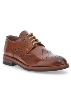 Scarpe Stringate Marroni In Vera Pelle Made in Italy Pittarello Class 06