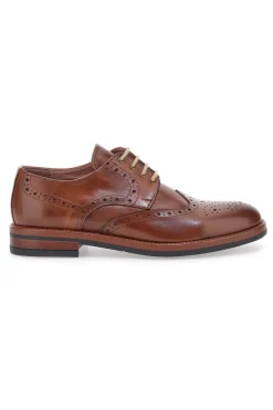 Scarpe Stringate Marroni In Vera Pelle Made in Italy Pittarello Class 06