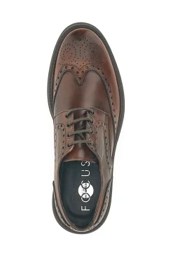 Scarpe Stringate Marroni Con Decorazione Duilio Pittarello Focus 2240