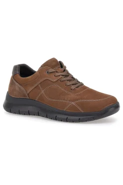 Scarpe stringate marroni in pelle Imac 85254030266017