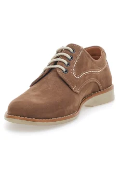 Scarpe Stringate Marroni In Nabuk Made In Italy Jerpoint 1