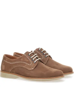 Scarpe Stringate Marroni In Nabuk Made In Italy Jerpoint 1