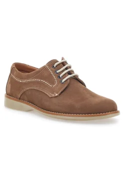 Scarpe Stringate Marroni In Nabuk Made In Italy Jerpoint 1