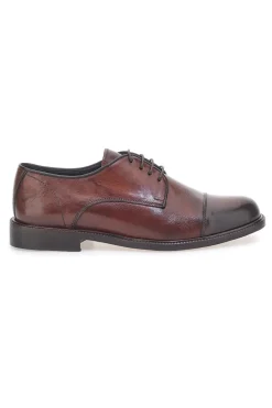 Scarpe Stringate Marroni In Pelle Made in Italy Pittarello Plus PT620