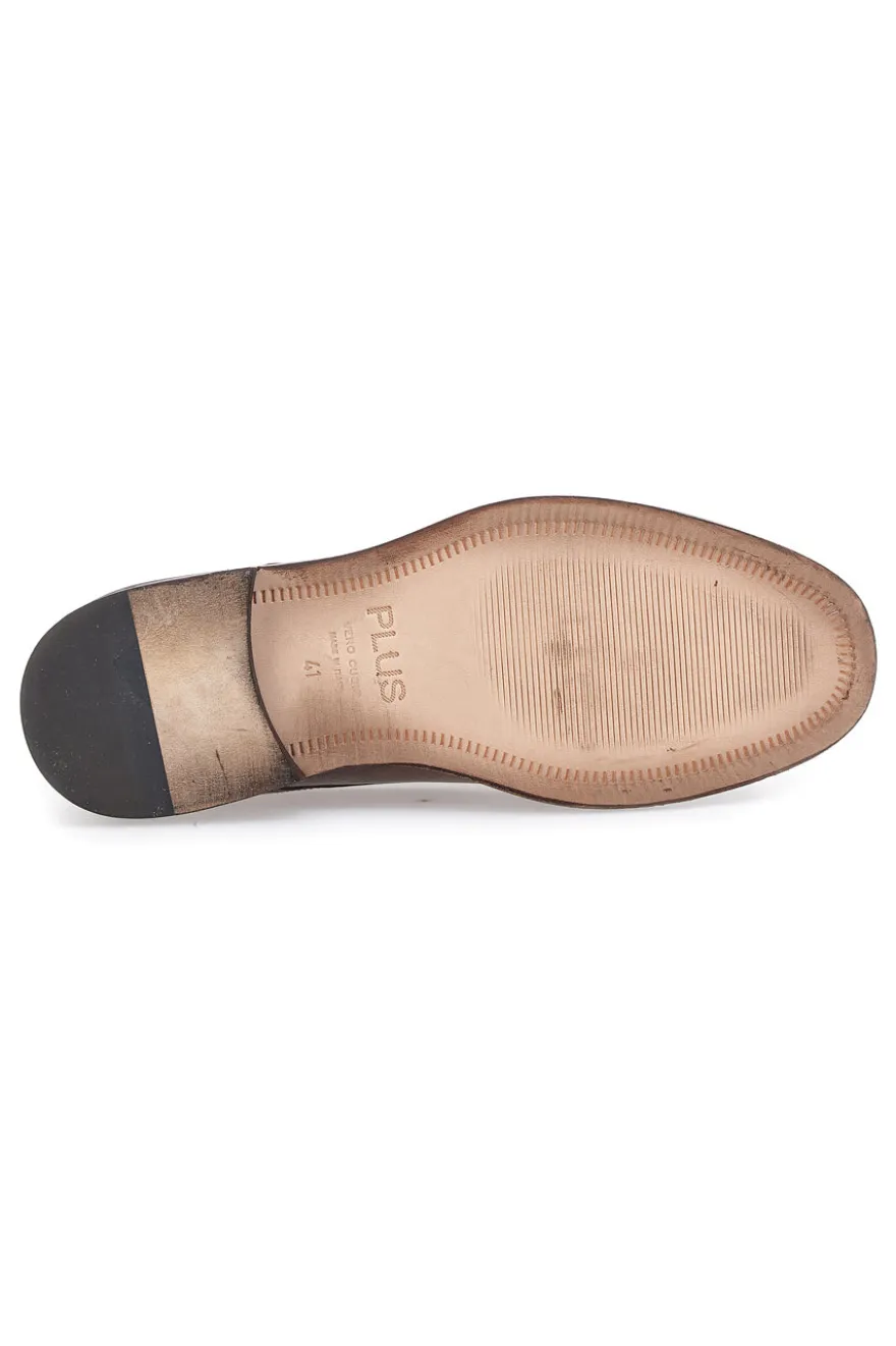 Scarpe Stringate Marroni In Pelle Made in Italy Pittarello Plus PT620