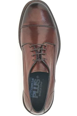 Scarpe Stringate Marroni In Pelle Made in Italy Pittarello Plus PT620