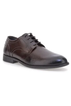 Scarpe stringate marroni vera pelle Pittarello class 300