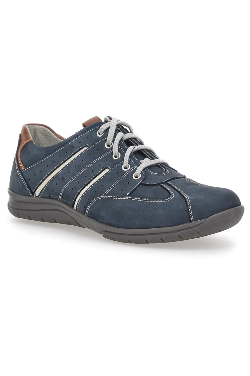 Scarpe Stringate Navy da Uomo Scamosciate Pittarello Eco 270002