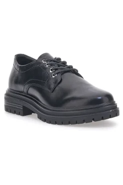 Scarpe Stringate Nere Cafe' Cost 210265