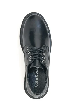 Scarpe Stringate Nere Cafe' Cost 210265