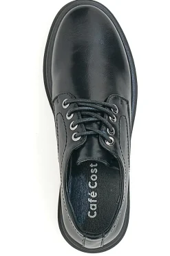 Scarpe Stringate Nere Cafe' Cost 210265