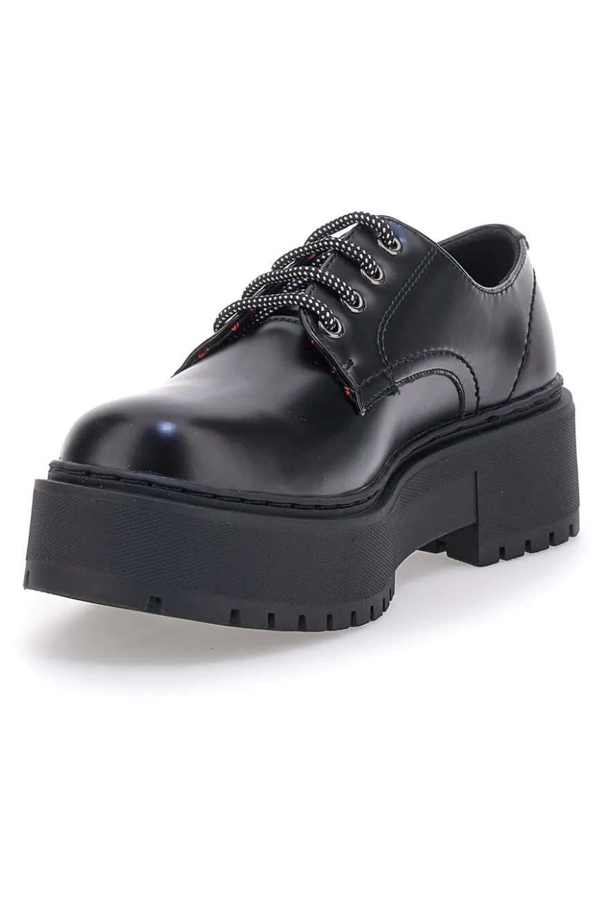 Scarpe stringate nere con platform LEVI'S PRINCE BOLD