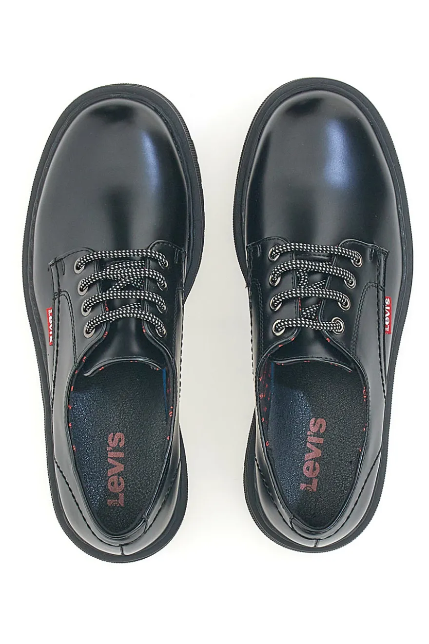 Scarpe stringate nere con platform LEVI'S PRINCE BOLD