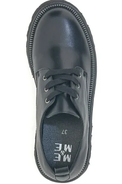 Scarpe stringate nere con suola carrarmato Me & Me 3011