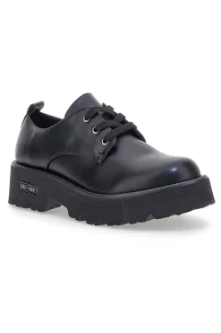 Scarpe stringate nere con suola carrarmato Me & Me 3011