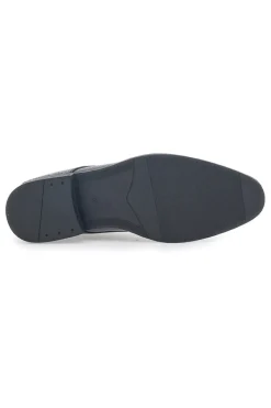 Scarpe Stringate Nere Con Trama Effetto Lucido Johes Land 178284