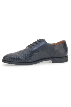 Scarpe Stringate Nere con Trama Intrecciata Johes Land 16811610