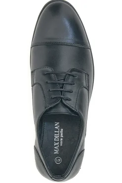 Scarpe Stringate Nere Con Suola In Gomma Max Dillan 205