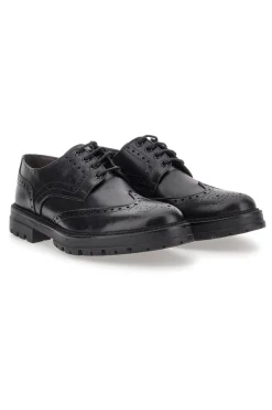 Scarpe Stringate Nere Con Decorazione Duilio Pittarello Focus 2240