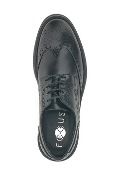 Scarpe Stringate Nere Con Decorazione Duilio Pittarello Focus 2240