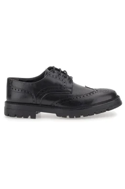Scarpe Stringate Nere Con Decorazione Duilio Pittarello Focus 2240