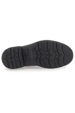 Scarpe Stringate Nere Con Punta Arrotondata Johes Land 2308105