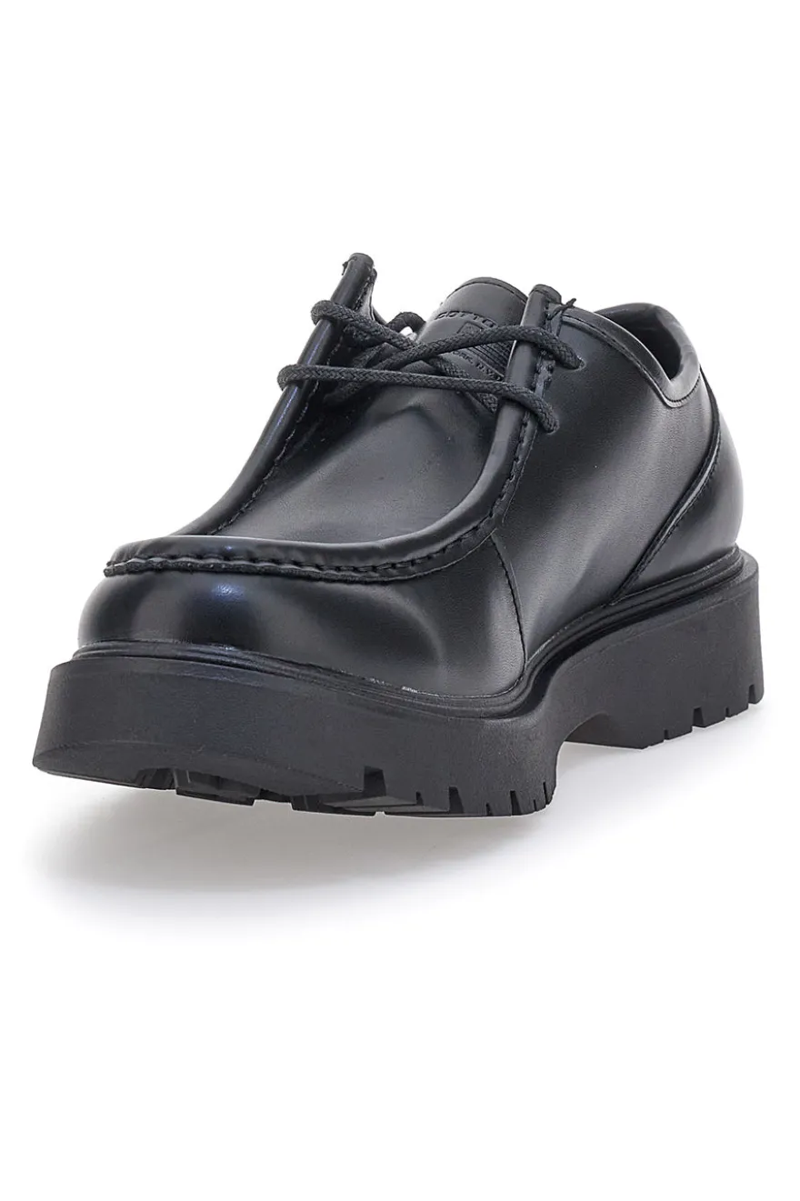 Scarpe Stringate Nere Cotton Belt CBM421P79