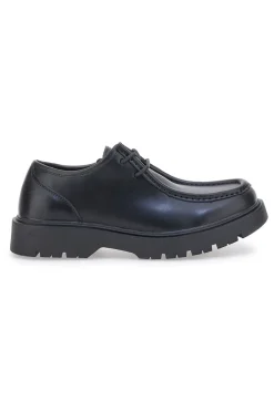 Scarpe Stringate Nere Cotton Belt CBM421P79