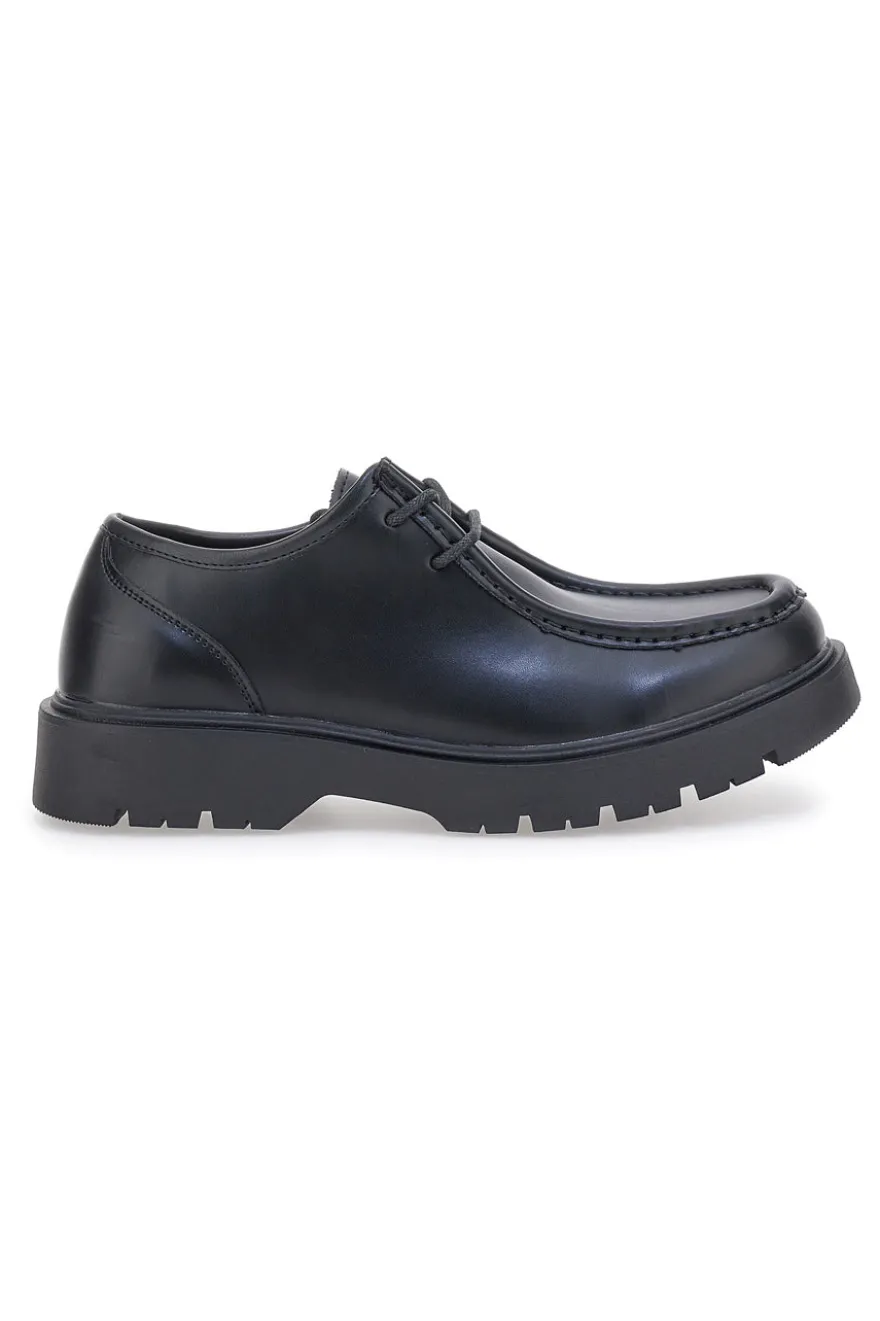 Scarpe Stringate Nere Cotton Belt CBM421P79