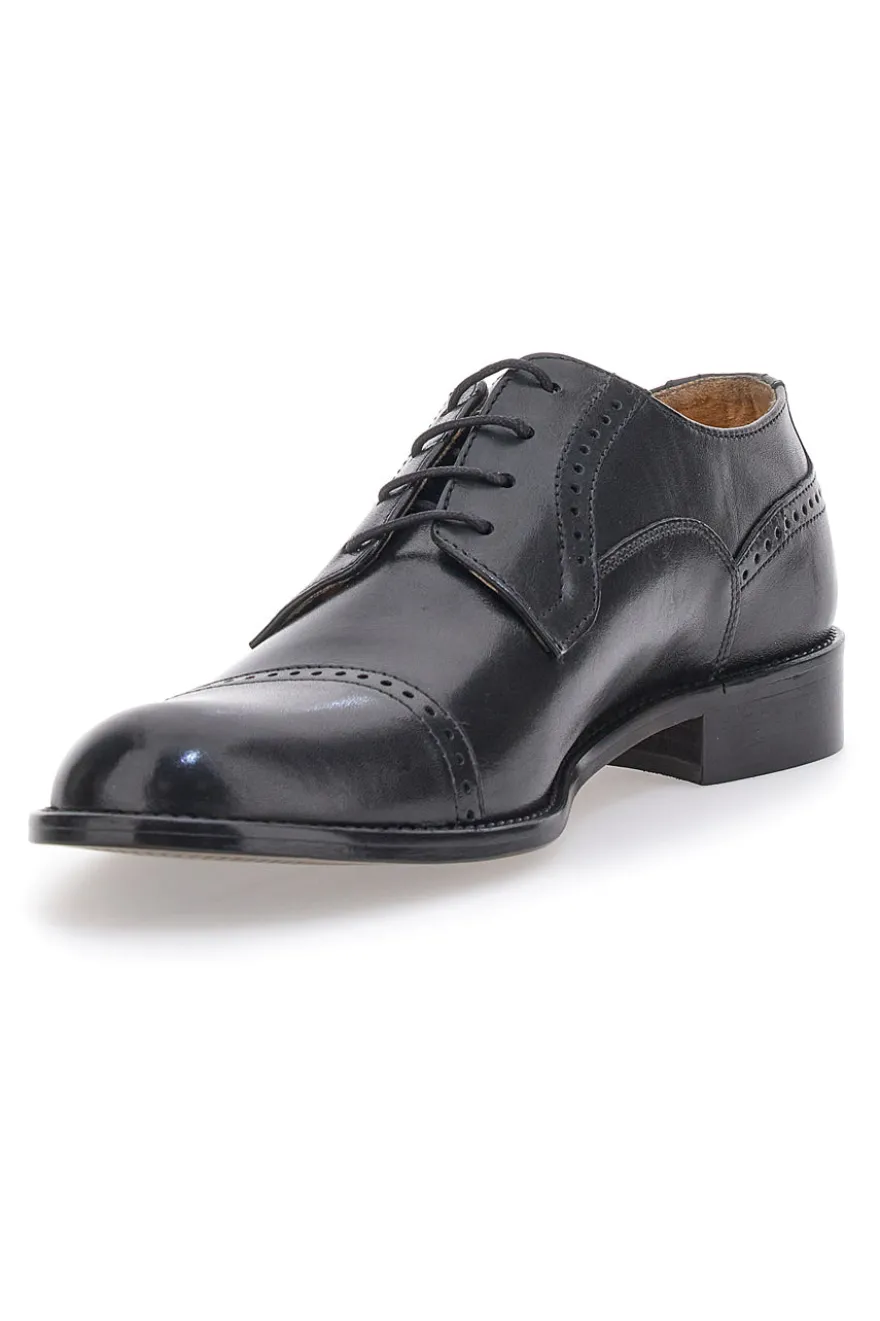 Scarpe Stringate Nere da Uomo Pittarello Plus 620