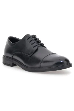 Scarpe stringate nere eleganti in vera pelle Ferré FU210C215