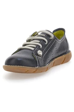 Scarpe Stringate Nere In Vera Pelle Pittarello Tierra 30234