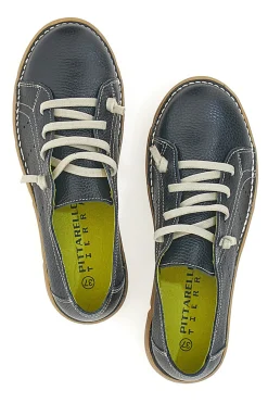 Scarpe Stringate Nere In Vera Pelle Pittarello Tierra 30234